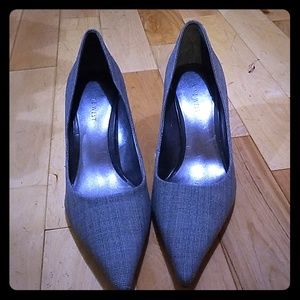 Nine west plaid kitten heels